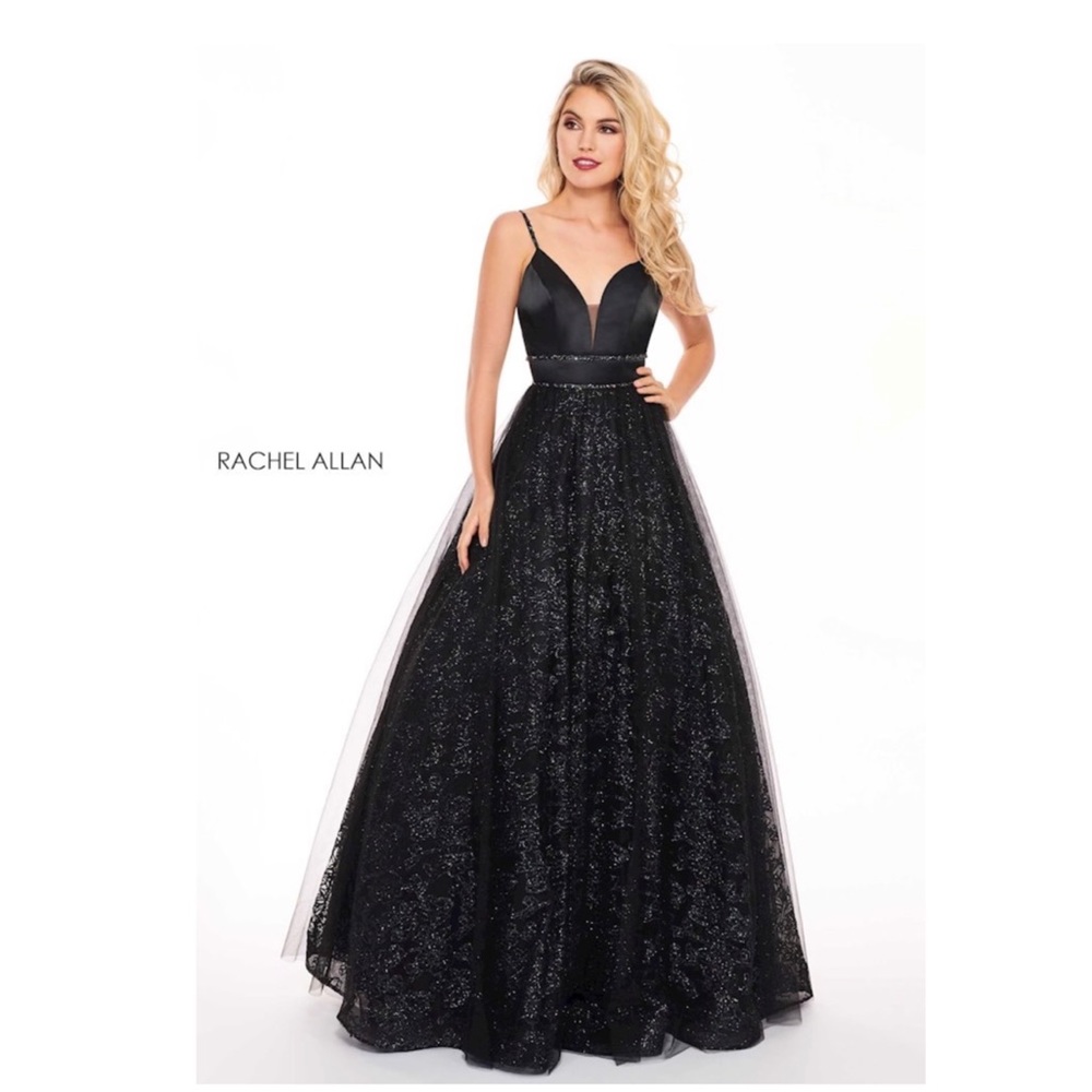 6636 Rachel Allan pink formal dress